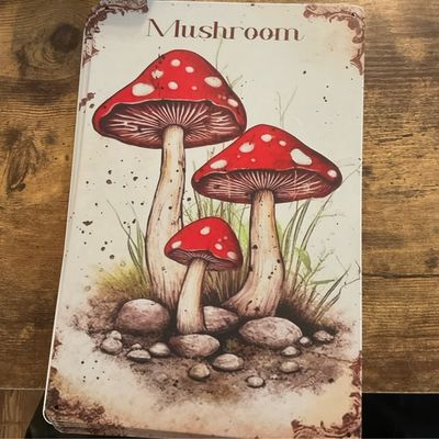 Red Mushroom Sign