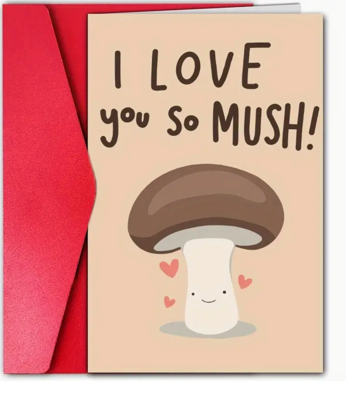Mushroom-Themed Greeting Card