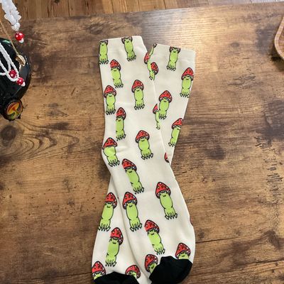 Frog Mushroom Socks
