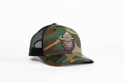 Squatchy Camo Hat: Camo