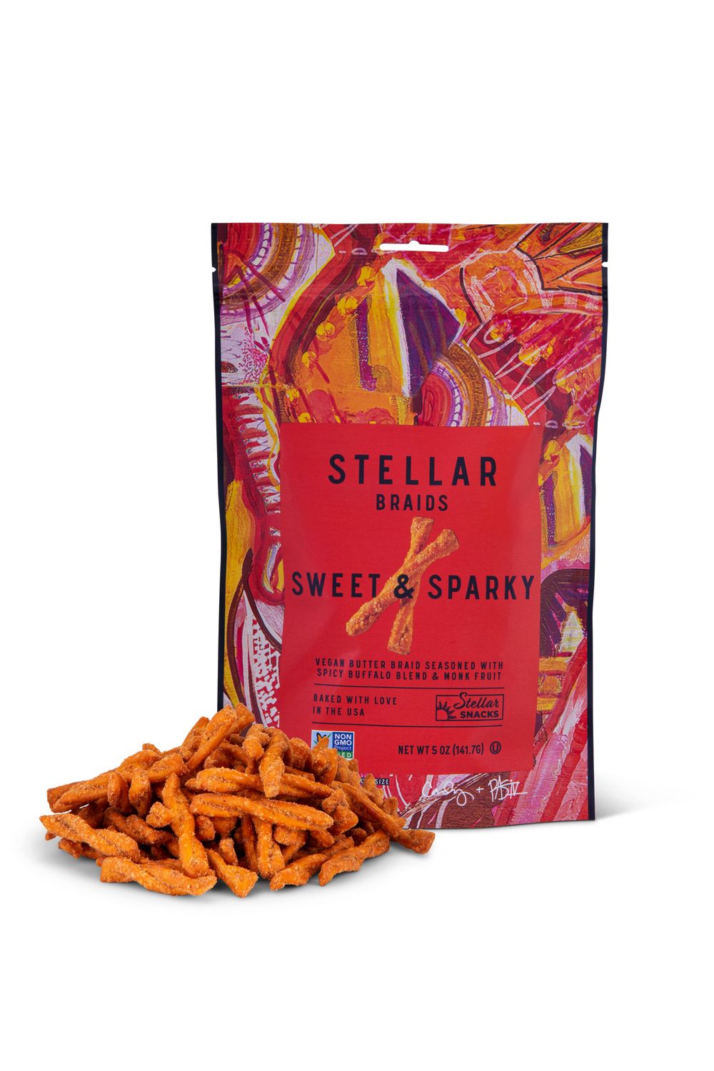 Stellar Pretzel Braids - Sweet &amp; Sparky - 5oz