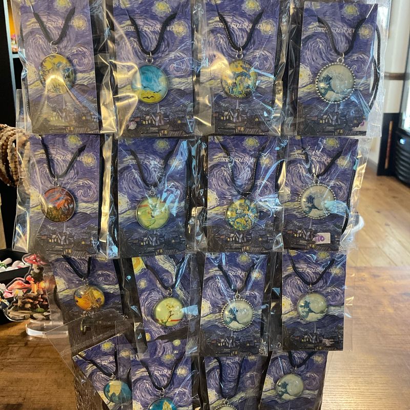 Sunset Forest Artist Necklace