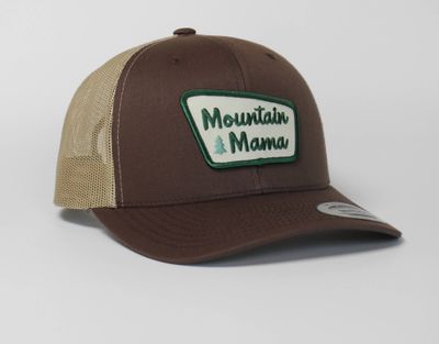 Mountain Mama Hat: Brown / Khaki