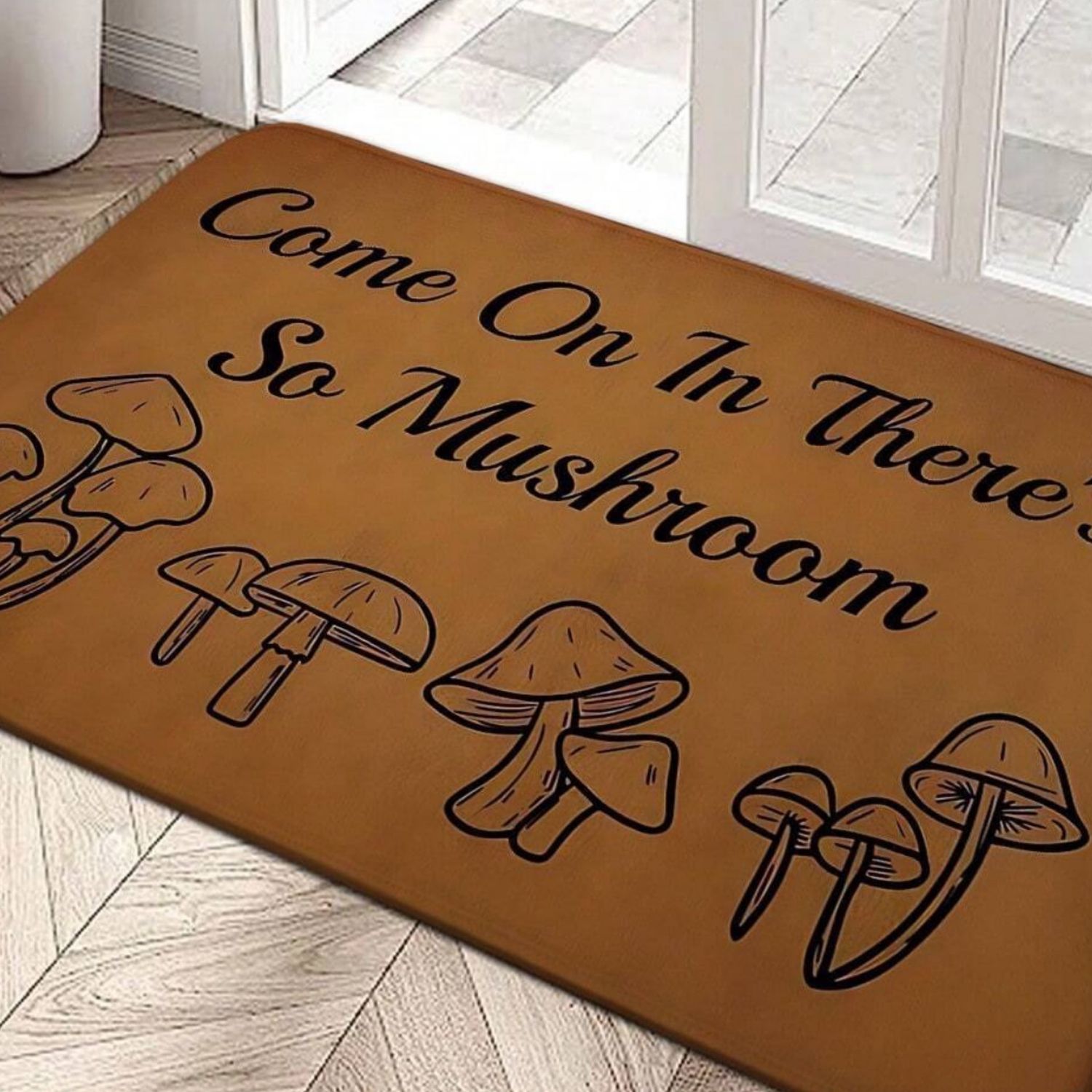 There’s so Mushroom rug