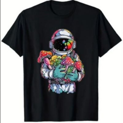 Boys Mushroom Astronaut Tshirt 