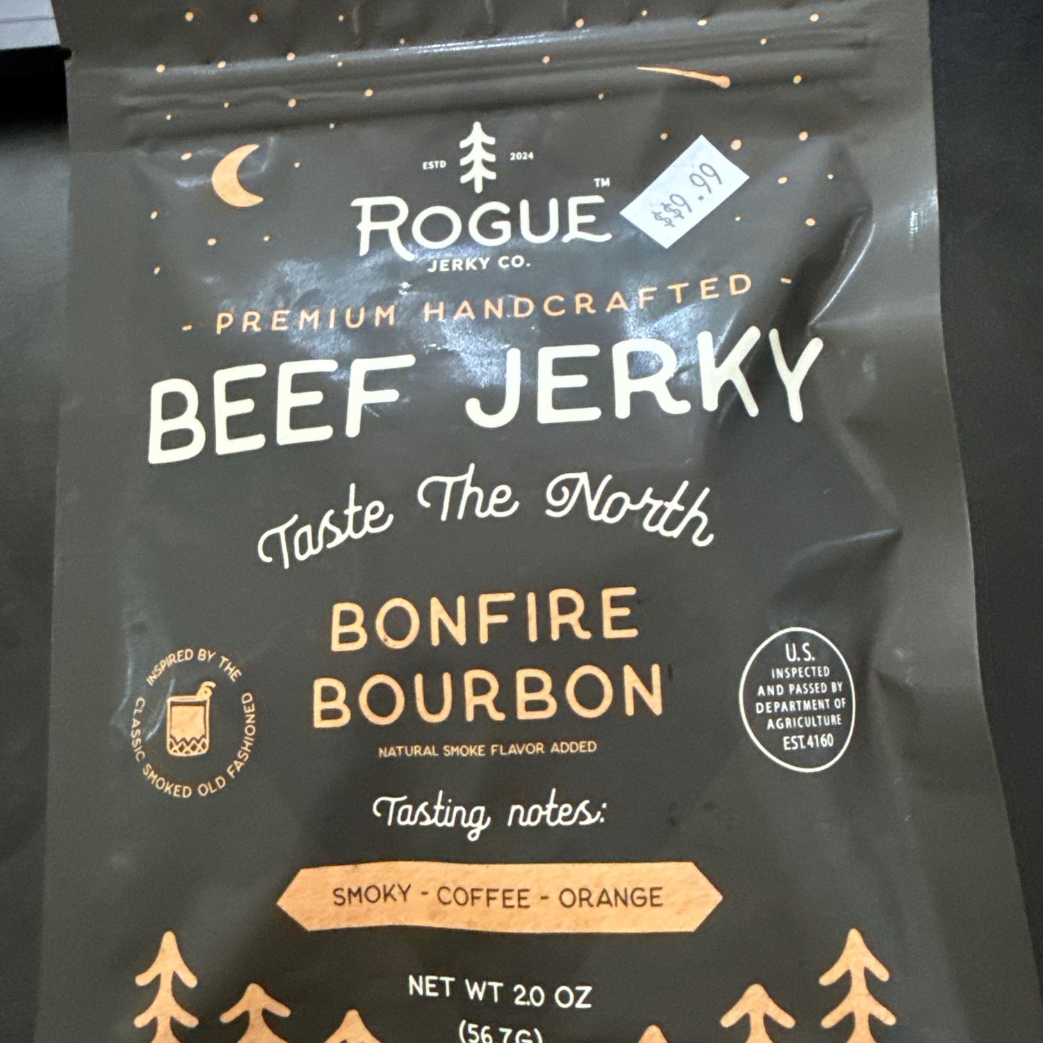 Rogue Beef Jerky - Bonfire Bourbon