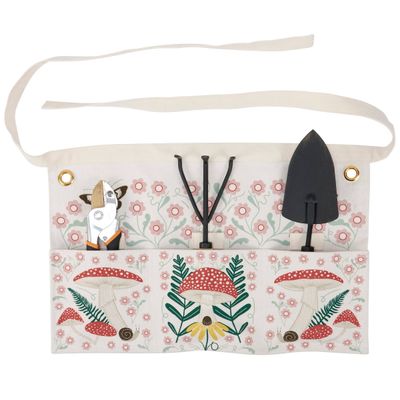 Mushroom Art Garden Apron