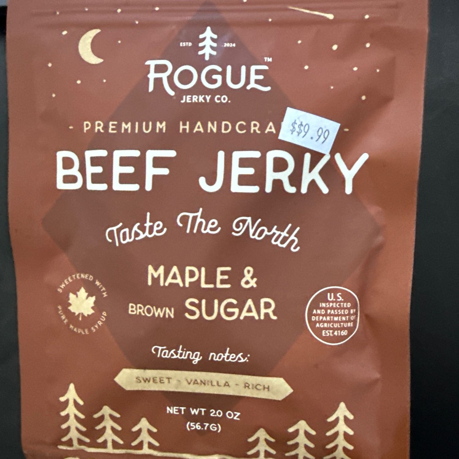Rogue Beef Jerky - Maple &amp; Brown Sugar