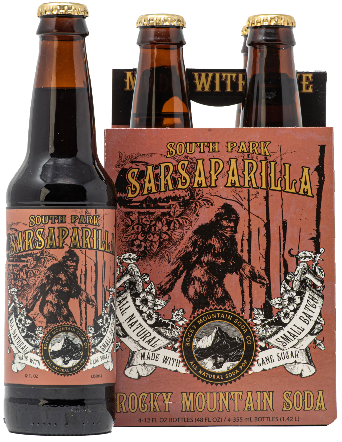 South Park Sarsaparilla Soda Pop (BOTTLES ONLY)