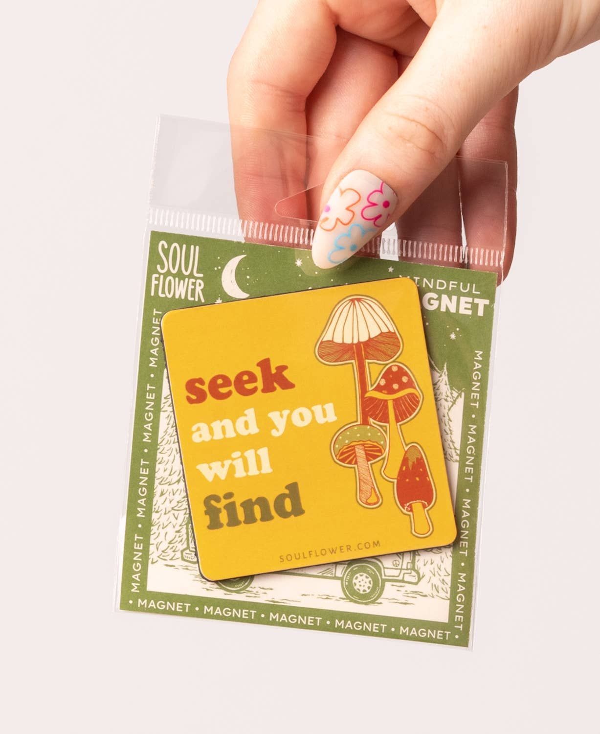 Find Mushrooms Magnet - Mushroom Refrigerator Magnets Seek