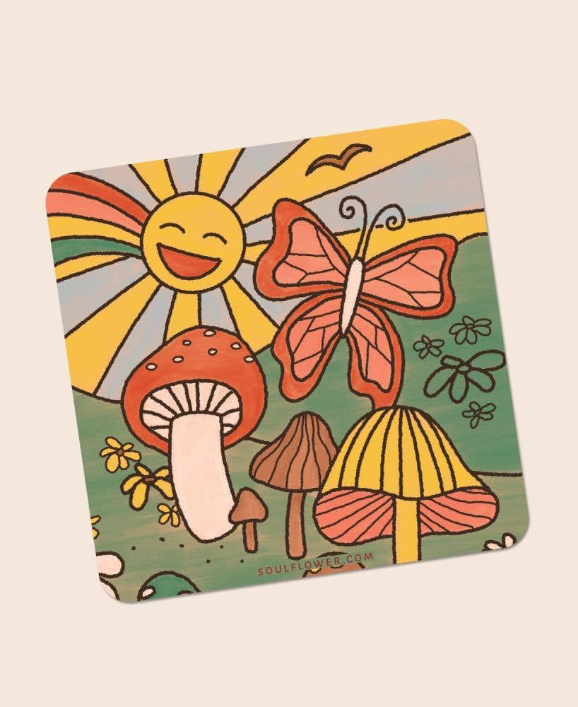 Happy Daze Sticker - Hippie Boho Stickers