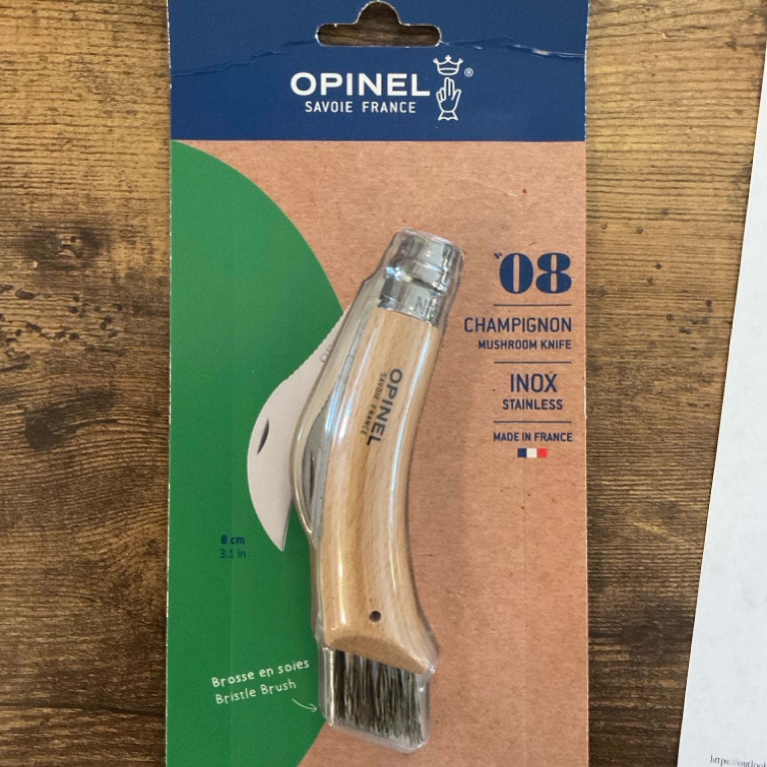 Opinel No.8 Mushroom Knife
