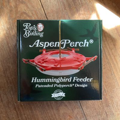Pops Aspen Perch Hummingbird Feeder 8oz