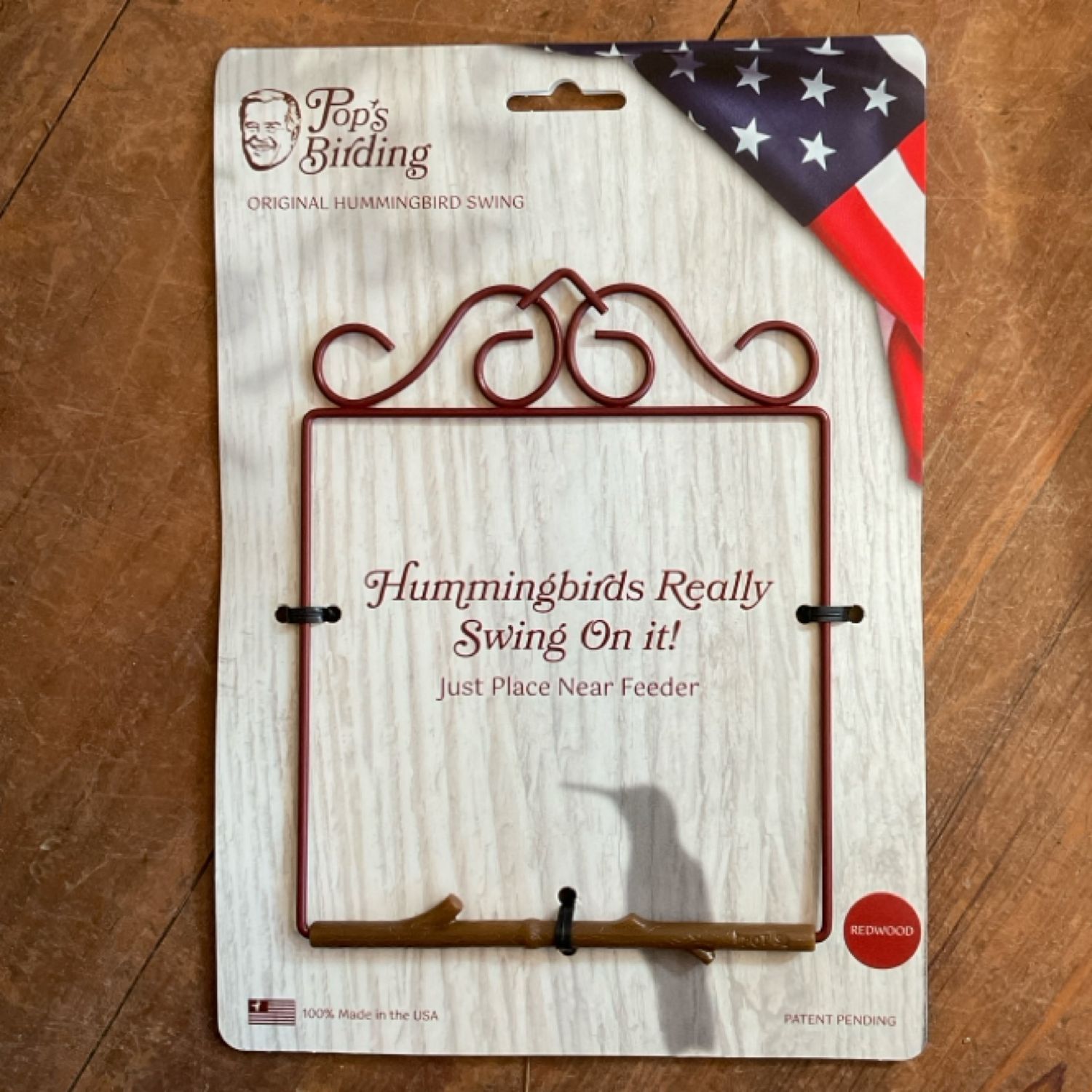 Pops Original Swing Redwood