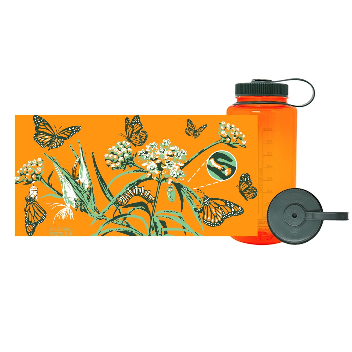 32oz Nalgene: Monarch