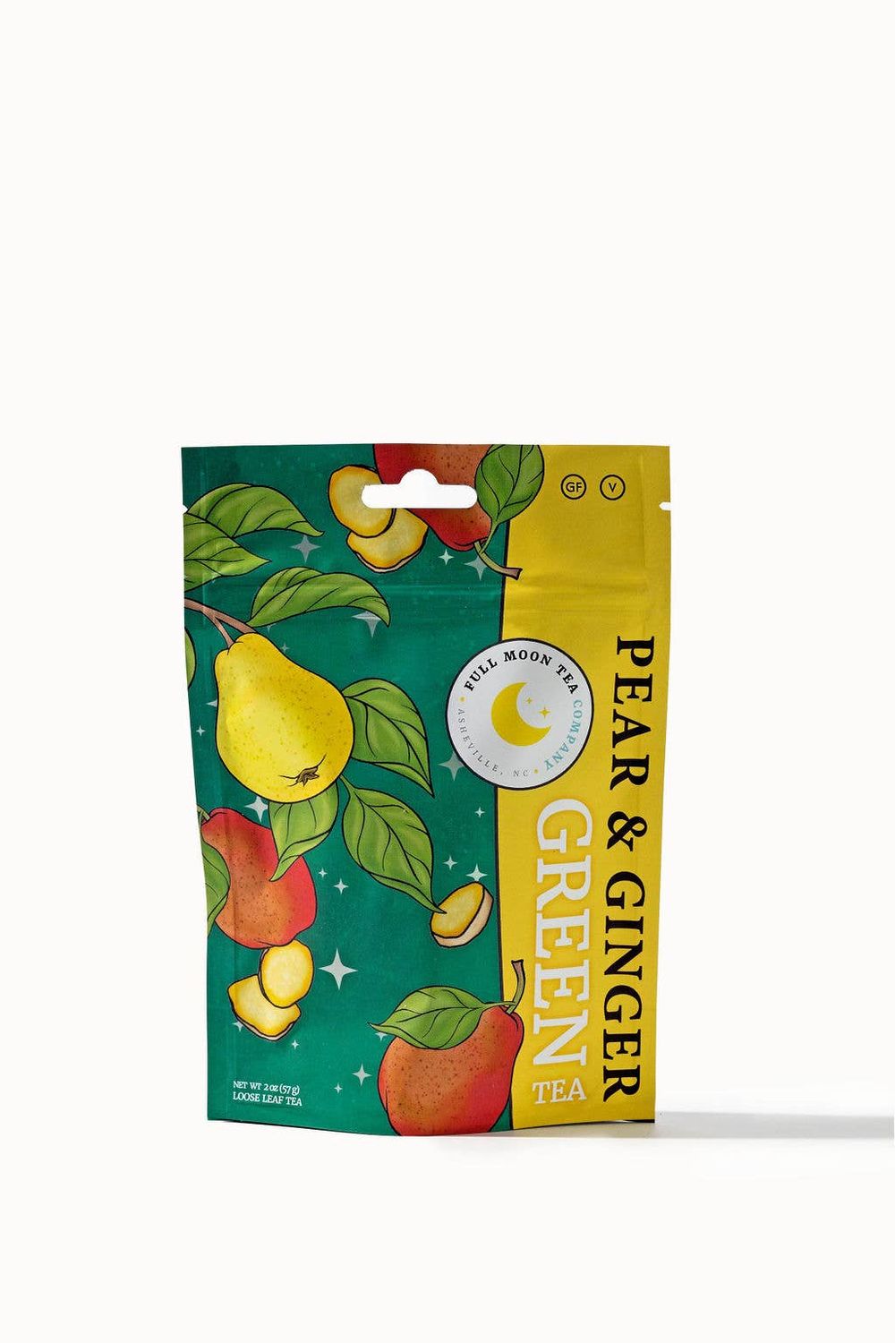 Pear &amp; Ginger Green Tea - Premium Organic Loose Leaf