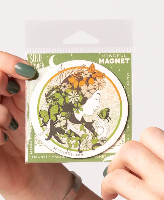 Soul Flower - Mother Nature Magnet - Nature Magnets