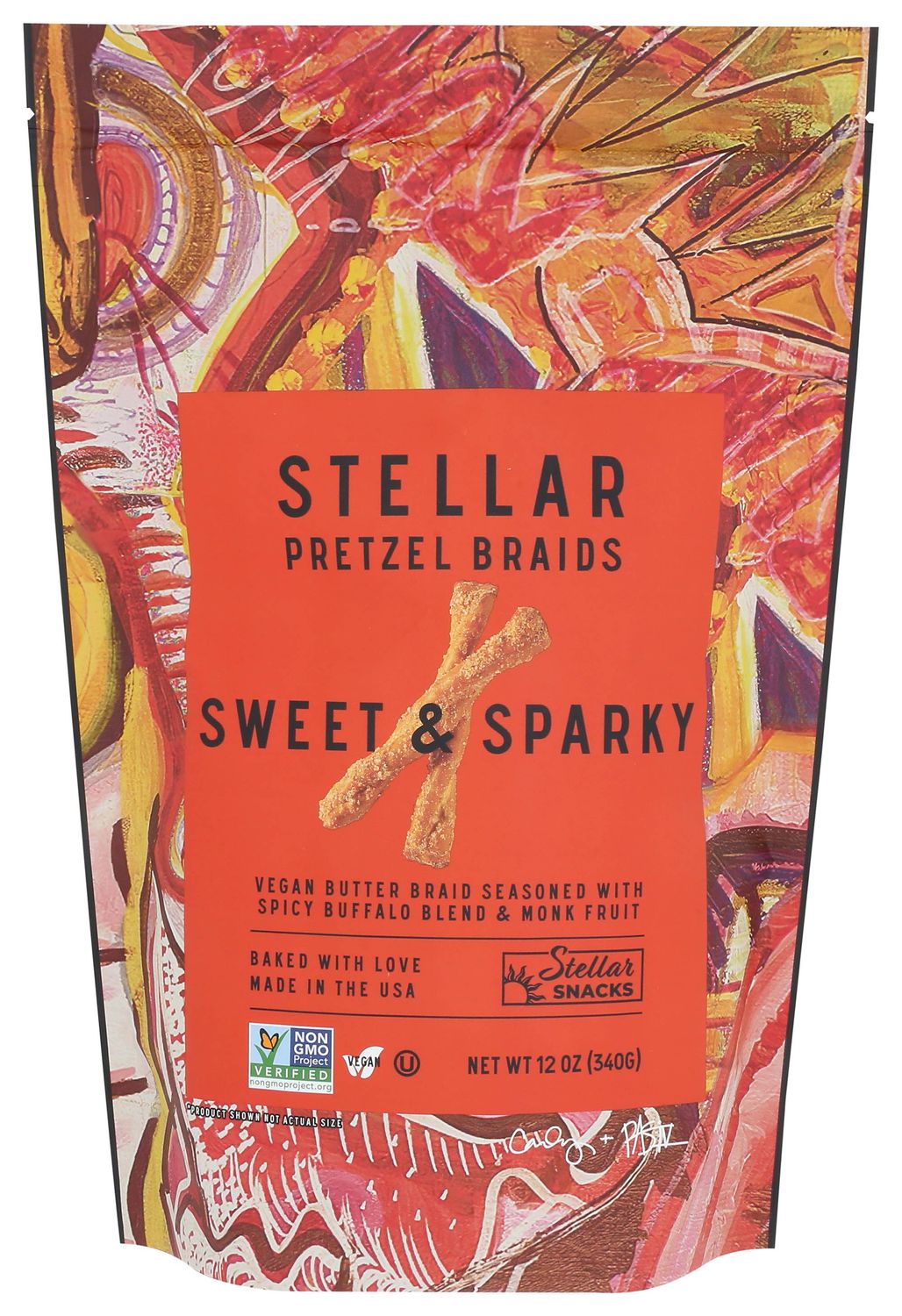 Stellar Pretzel Braids - Sweet &amp; Sparky -12oz
