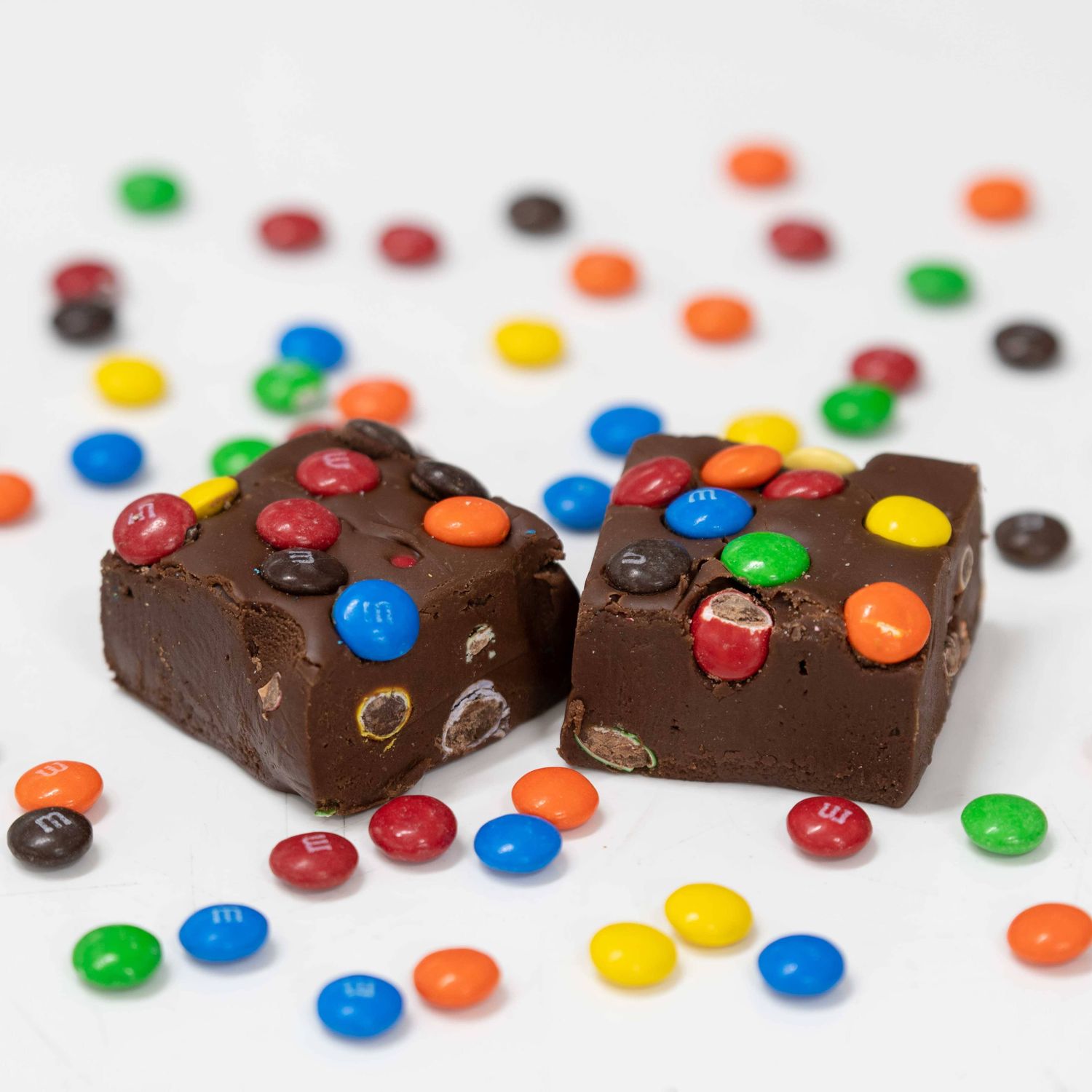 Chocolate Fudge with M&amp;M's (1/2 lb Package)