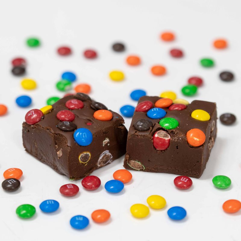 Chocolate Fudge with M&amp;M's (1/2 lb Package)