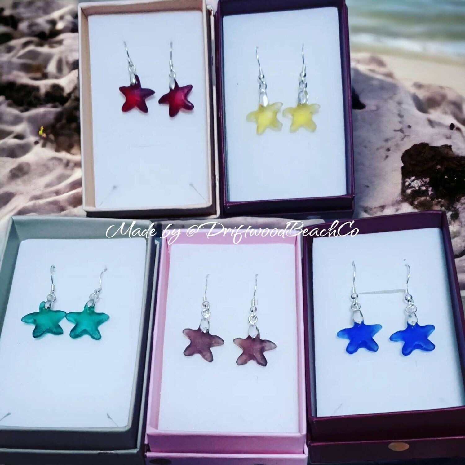 Seaglass earrings