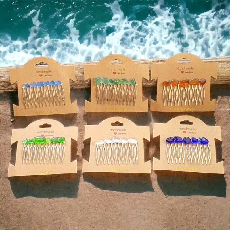 Seaglass Haircomb