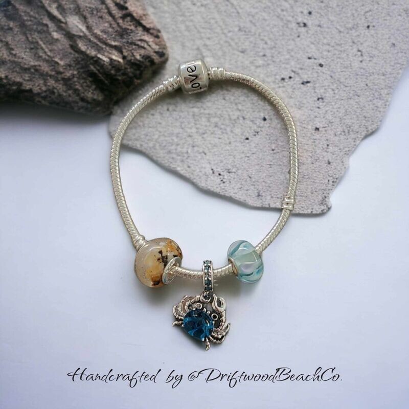 Crab Charm bracelet