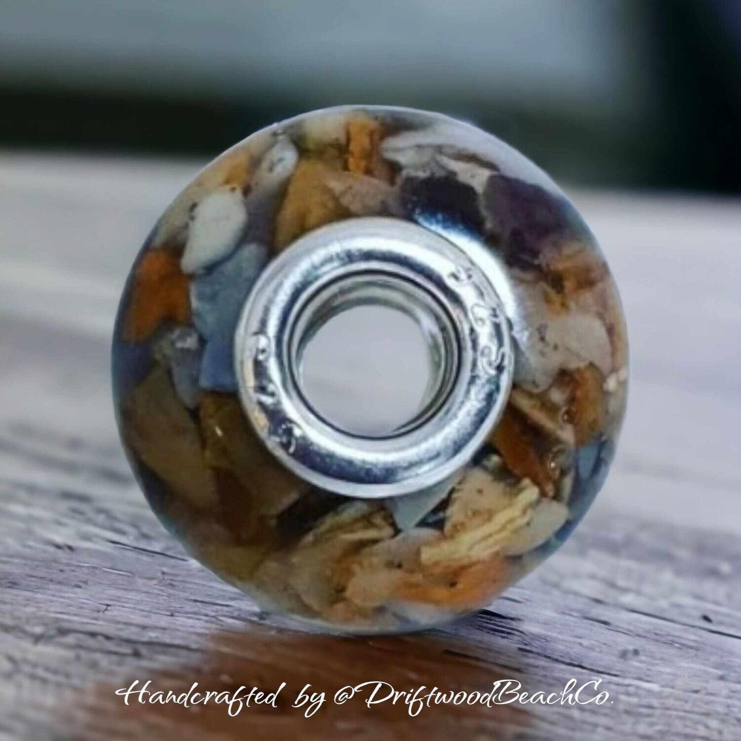 Crushed Shells & Resin Charm Beads