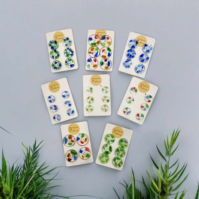 Seaglass Confetti Buttons