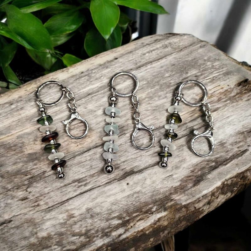 Seaglass Keychain