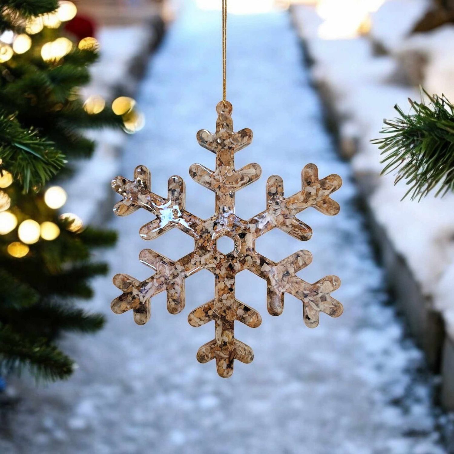 Resin Snowflake Decoration