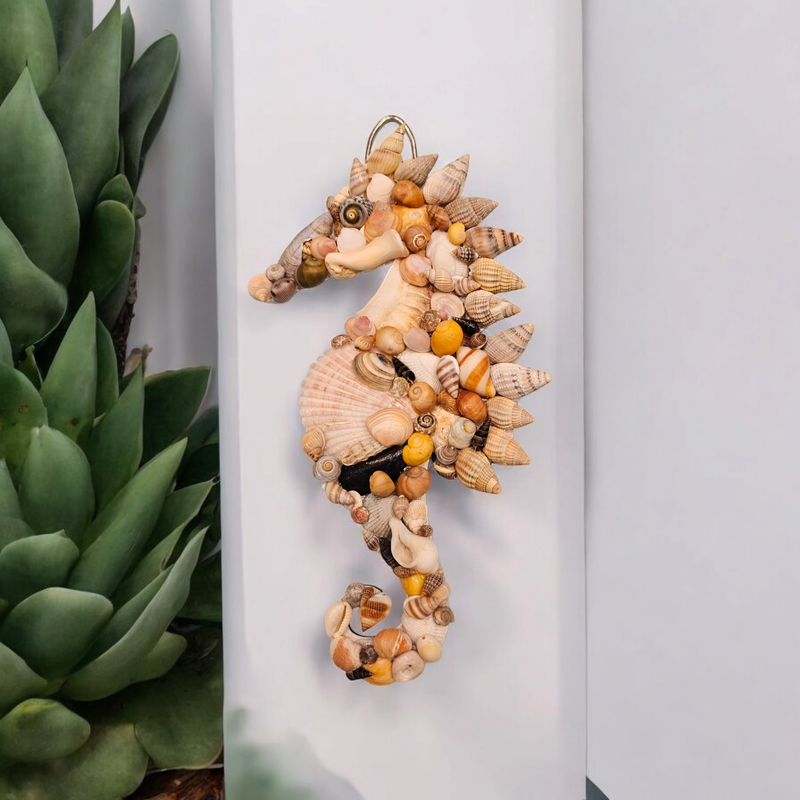 Shell Seahorse wallhanging