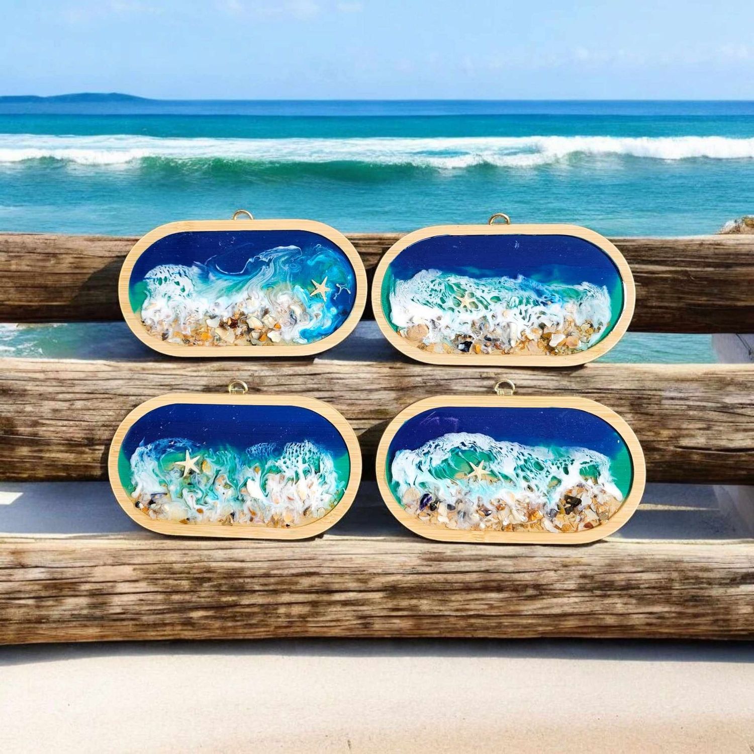 Ocean Style Resin Wall Hanging