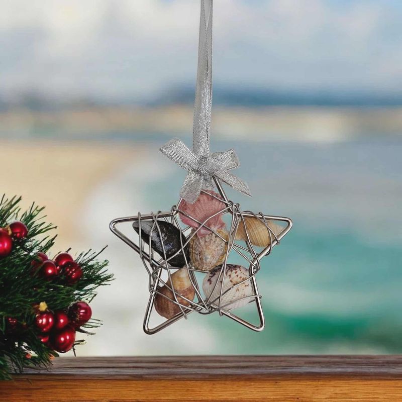 Coastal Christmas Seashell Stars