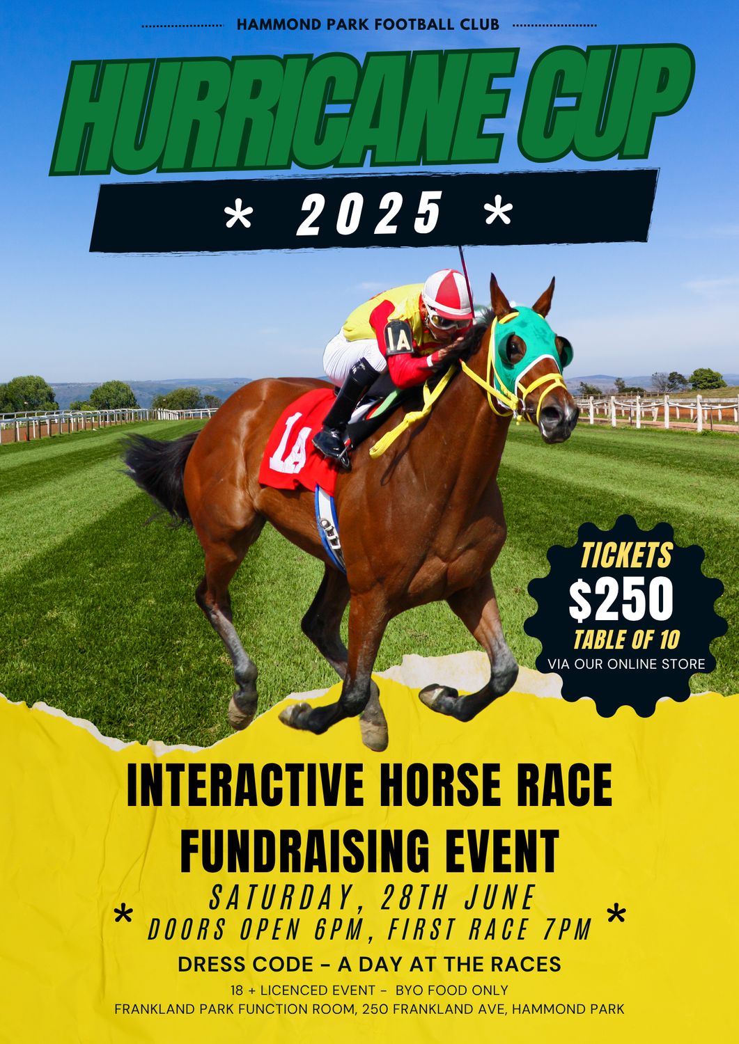 Hurricane Cup - Horse Racing Night Ticket - Table (10)