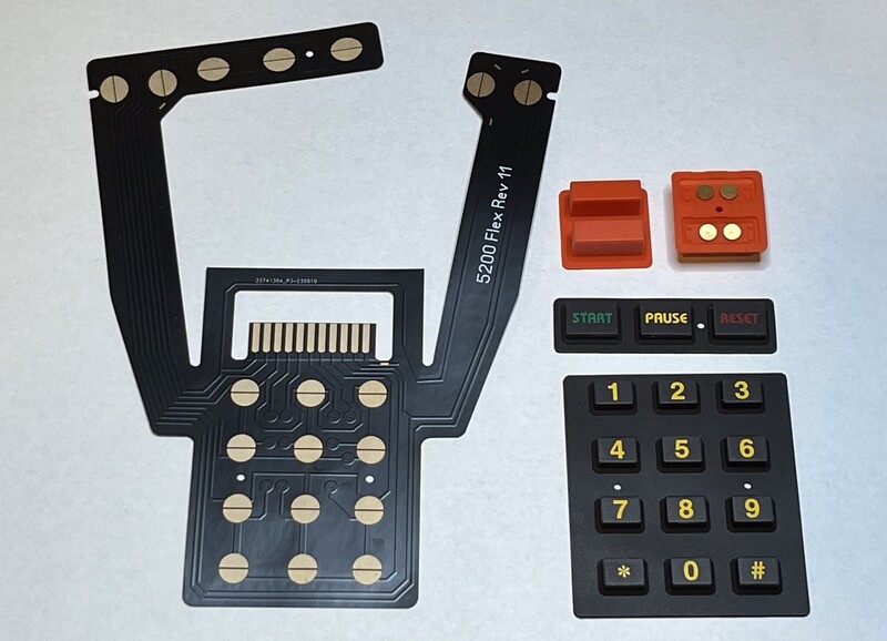Atari 5200 GOLD Full Controller Rebuild Kit