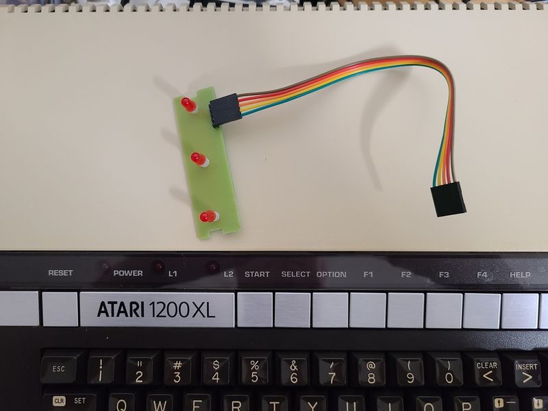 Atari 1200XL LED Board w/cable