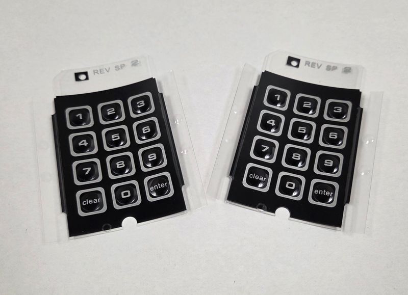 Intellivision INTV System 3 Keypad Overlay