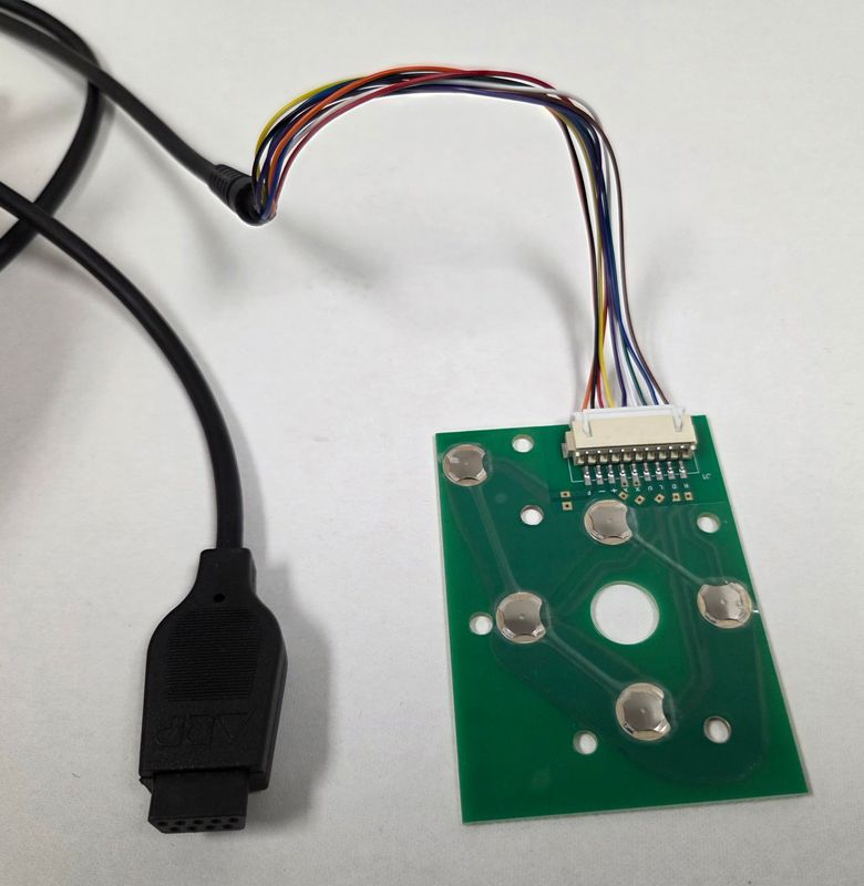 Atari 2600 Joystick Rebuild Kit - Circuit Board &amp; Cable