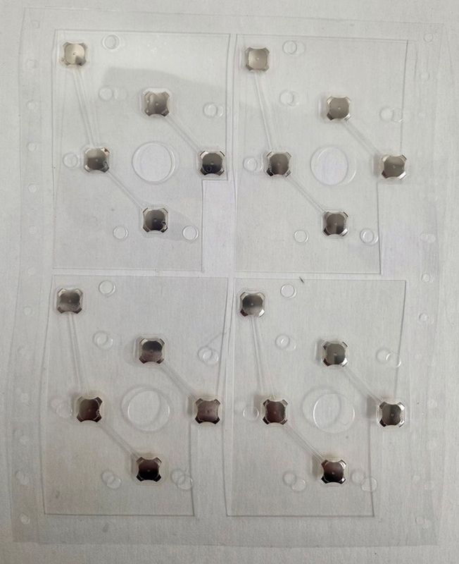Atari 2600 Pre-Positioned GOLD Dome Switches