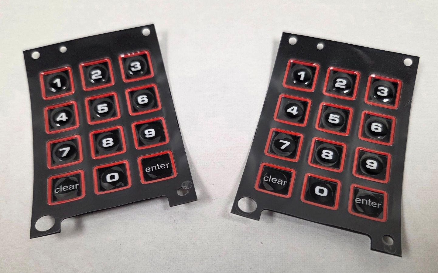 Intellivision 2 Bubble Keypad Overlay