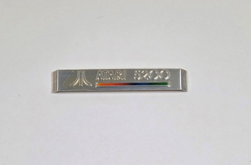 Atari 5200 Nameplate - original new old stock