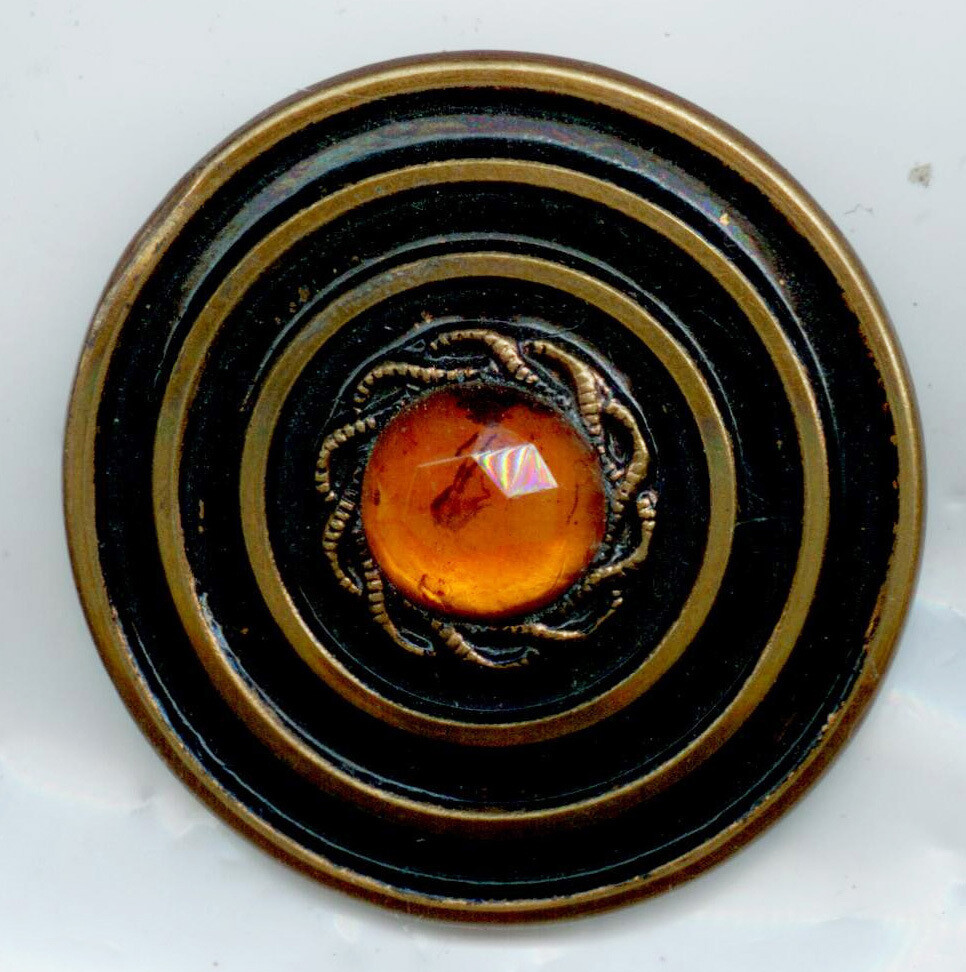Glass Set in Metal