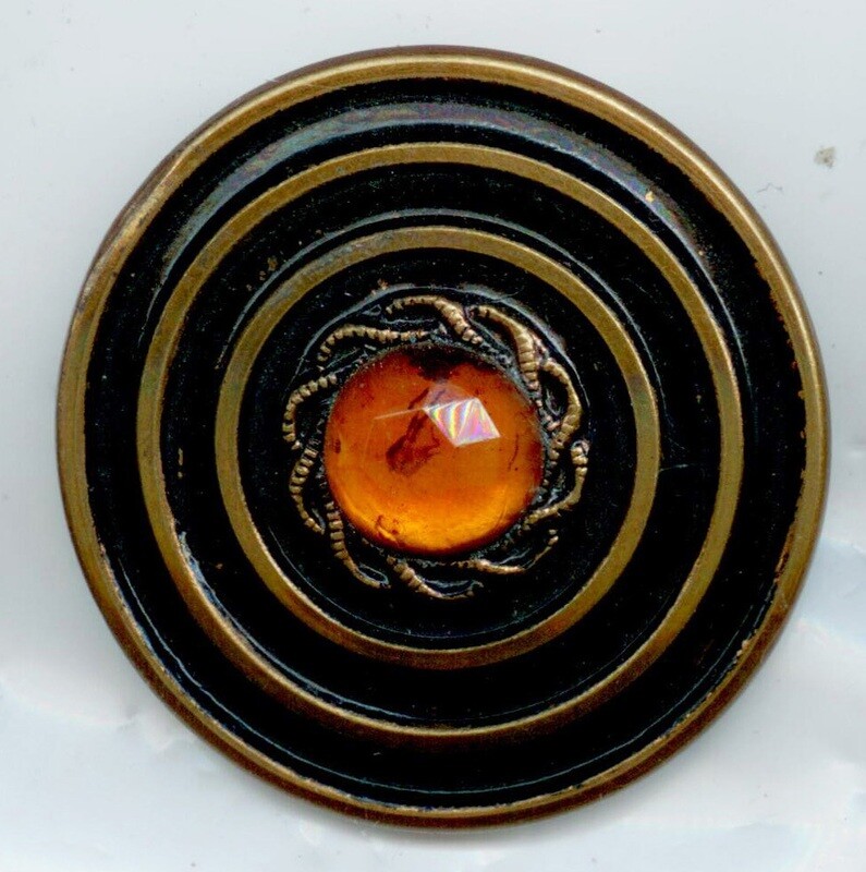 Glass Set in Metal