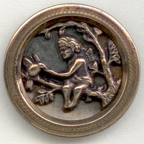 Cherub Feeding Bird