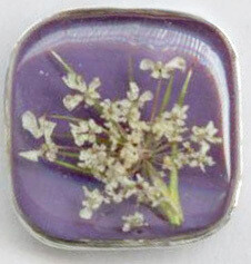 Real Flowers Embedded in Resin