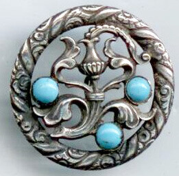 Aqua Glass in Metal