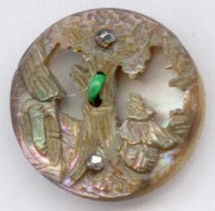 Carved Shell Scene, Gilded