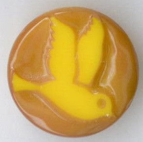 Yellow Glass Bird