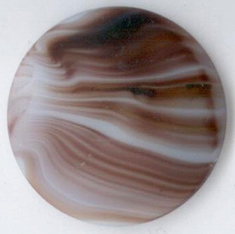 Brown &amp; White Glass